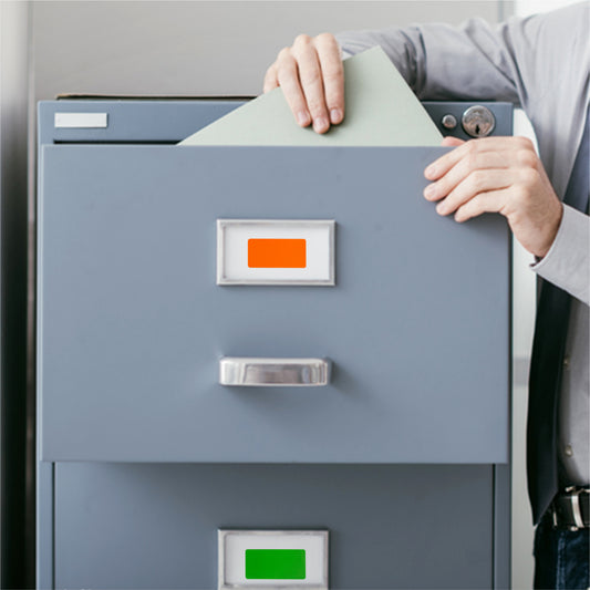 Pack of 48 White 25x50mm Rectangular Labels - Adhesive Stickers - Send 2 Packs