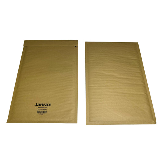Bubble Lined Size 3/F Padded Brown Postal Envelope by Janrax
