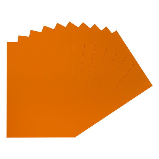 Pack of 100 A4 Orange Coloured Paper 75gsm Sheets