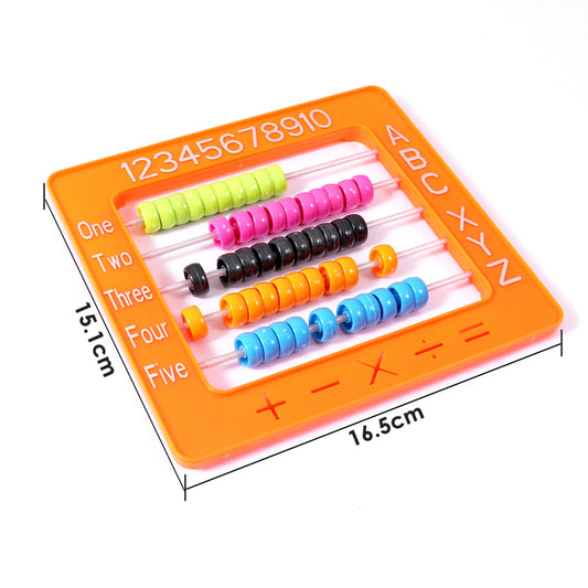 Plastic Abacus 15.2 x 16.5cm