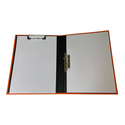 Orange A4 Clipboard Document Clamp File Folder