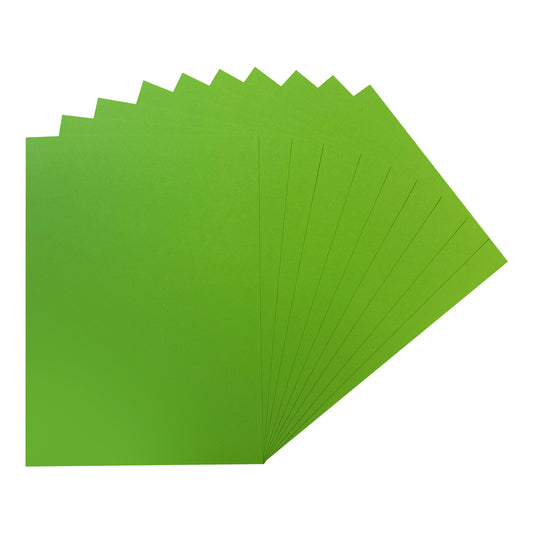 Pack of 50 A5 Light Green Coloured Card 160gsm Sheets