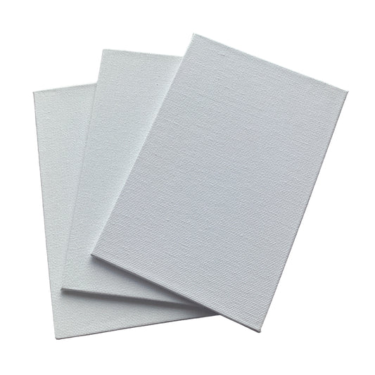 10x15cm Blank White Flat Stretched Board Art Canvas By Janrax