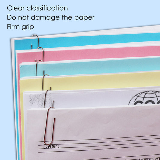 Pack of 100 25mm Nickel Silver Paper Clips