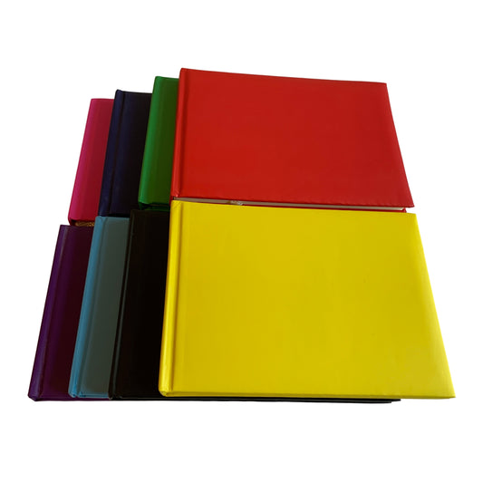 Plain Cover Purple Autograph Book by Janrax - Signature End of Term School Leavers