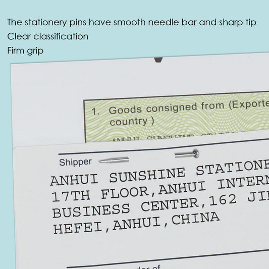 Pack of 440 26mm Nickel Office Pins (50g)