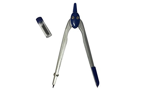 Janrax Metal Adjustable Safety Slide Lead Compass with Refillable Leads