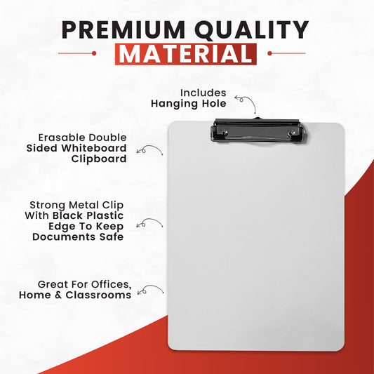 A4 Erasable Whiteboard Clipboard by Janrax