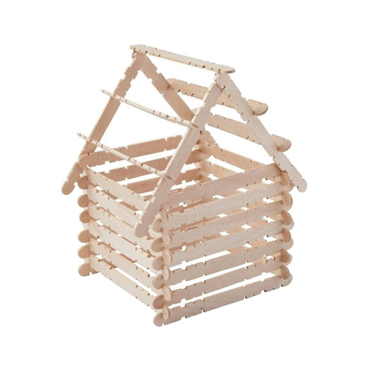 Pack of 50 Natural Colour Wooden Craft Creating Sticks