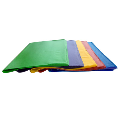 Pack of 10 9x7" Frosted Yellow Exercise Book Covers