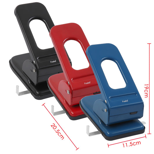 Heavy Duty Two Hole Puncher with Measuring Guide