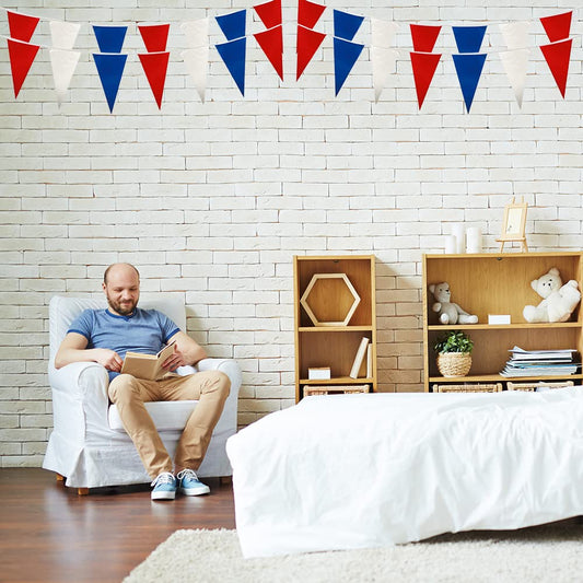 F63004 Red White and Blue 7m Bunting