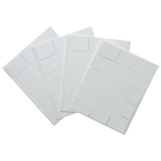 Pack of 120 White 19x25mm Rectangular Labels - Send 2 Pack 