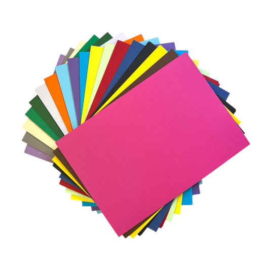 Pack of 100 A4 Fluorescent Pink Coloured Paper 75gsm Sheets