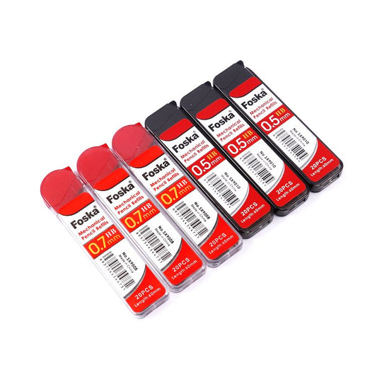 Single Pack of 20 0.5mm Mechanical Pencil HB Black Lead Refills Tube
