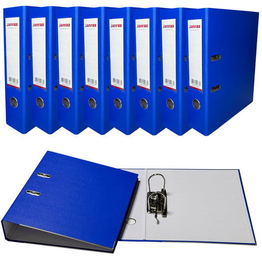 A4 Blue Paperbacked Lever Arch File by Janrax