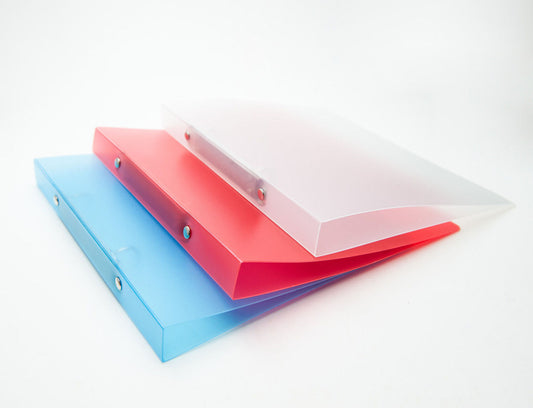 A4 Slim Clear Translucent Ringbinder