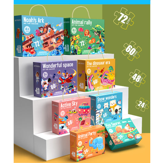 72 Piece Jumbo Floor Puzzles for Kids