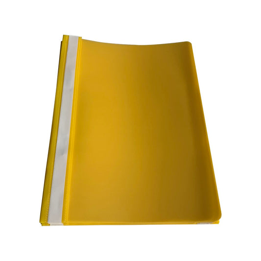 Pack of 12 Yellow A4 Project Folders by Janrax