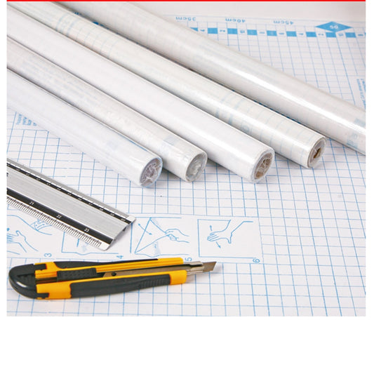 Clear Self Adhesive Book Cover Roll 45cm x 3m - Transparent Film