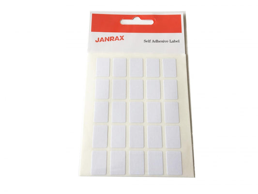 Pack of 250 White 12x18mm Rectangular Labels - Send 2 Packs