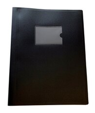 A4 Black Flexible Cover 10 Pocket Display Book