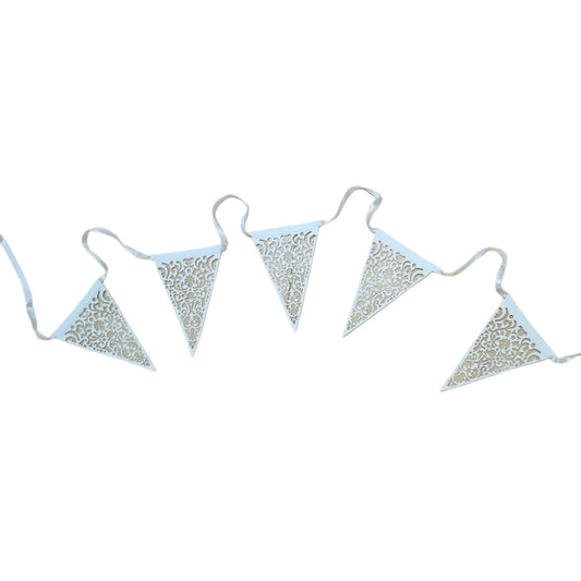 Lace Pattern Paper Bunting 