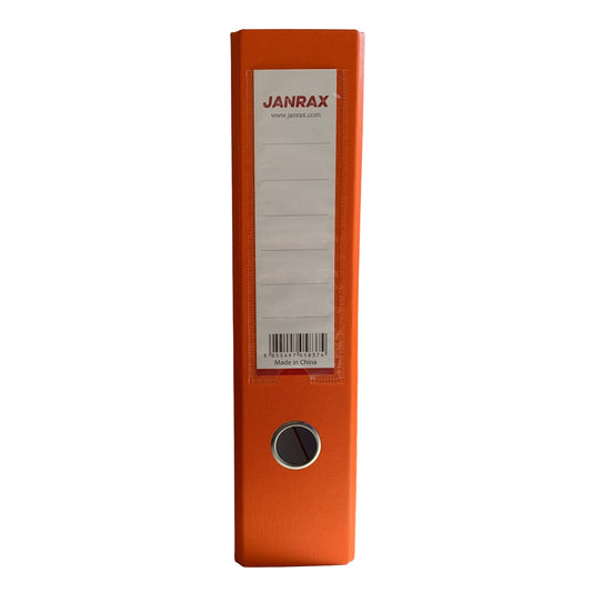 A4 Orange Paperbacked Lever Arch File by Janrax