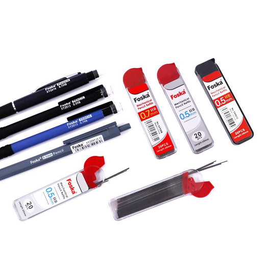 Single 0.7mm Mechanical Pencil HB Black Lead Refill Tube