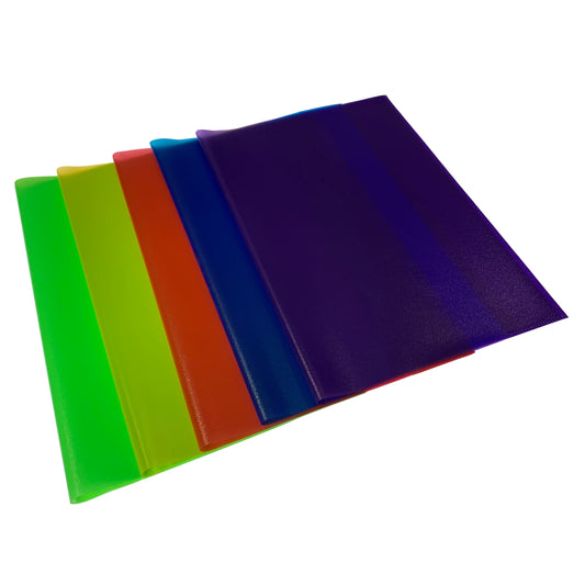 Pack of 10 A4 Frosted Purple Exercise Book Covers