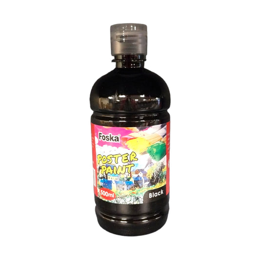 500ml Black Poster Color Paint