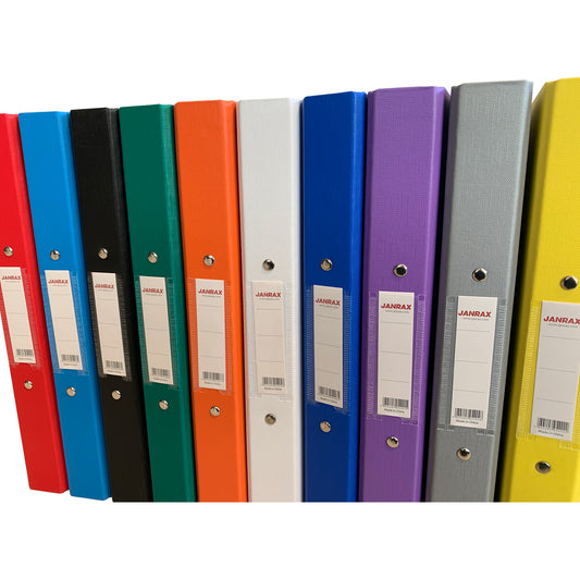 A4 Purple Paper Over Board Ring Binder by Janrax