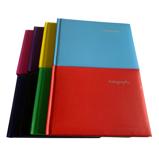Purple Autograph Book by Janrax - Signature End of Term School Leavers