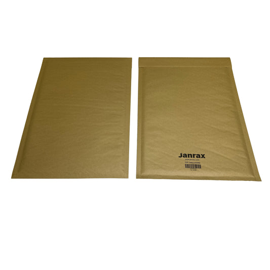 Bubble Lined Size 4/G Padded Brown Postal Envelope by Janrax