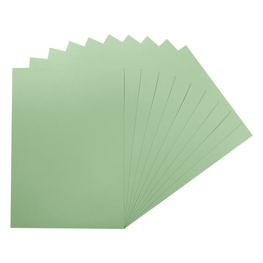 Pack of 50 A5 Pastel Green Coloured Card 160gsm Sheets