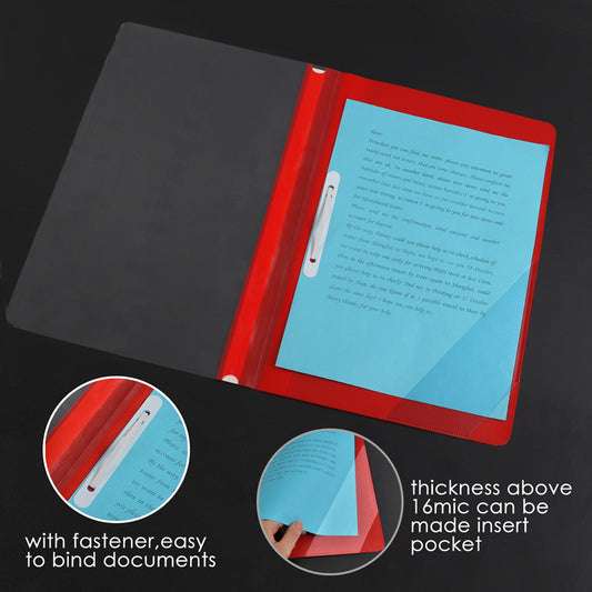 Pack of 12 Yellow Project File Folders