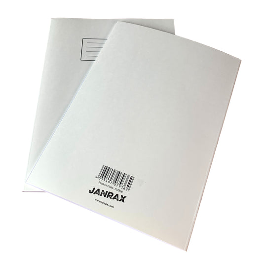 Janrax A4 White 80 Pages Feint and Ruled Exercise Book