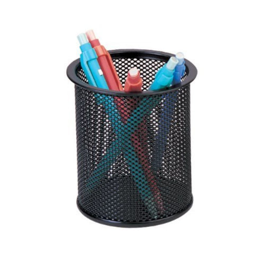 Black Mesh Pen Pot