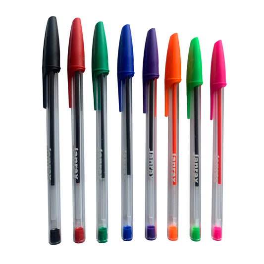 Box of 50 Purple Ballpoint Pens Smooth Glide by Janrax