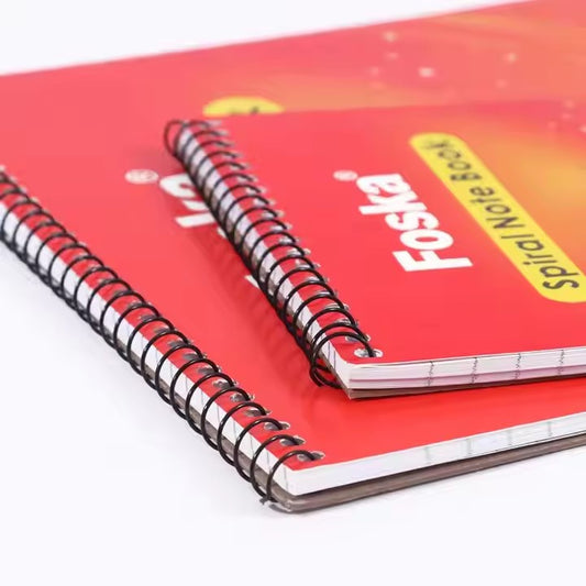 A4 50 Sheets Lined Spiral Notebook