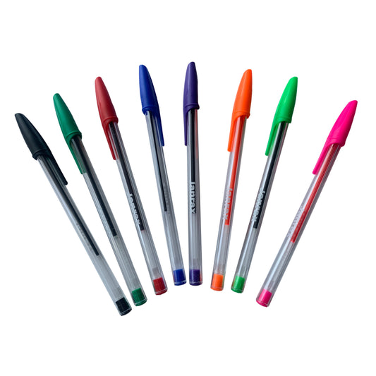 Box of 50 Purple Ballpoint Pens Smooth Glide by Janrax