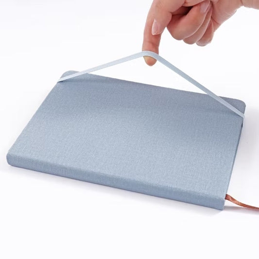 Single A5 96 Sheets Ruled PU Leather Hardcover Notebook with Elastic Closure