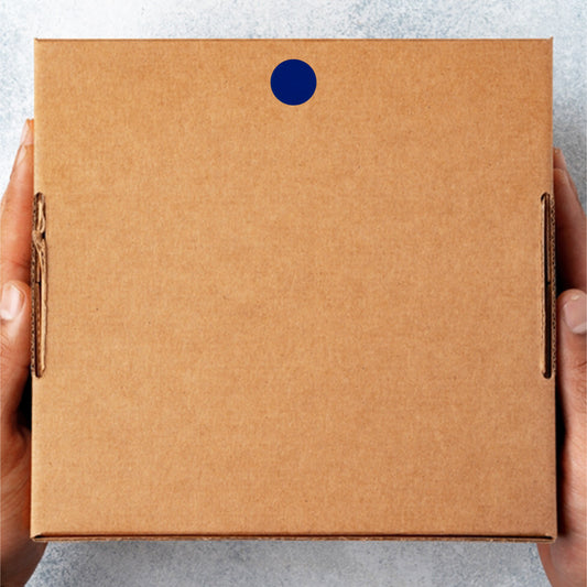 Pack of 140 Blue 13mm Round Labels - Stickers