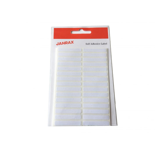 Pack of 210 White 5x35mm Rectangular Labels - Adhesive Stickers