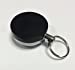 Round Retractable Key Reel with Key Ring