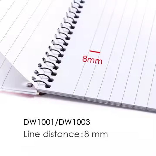 A4 50 Sheets Lined Spiral Notebook