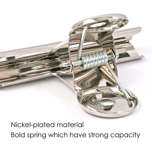 Pack of 24 Metal 20mm Spring Binding Grip Clips