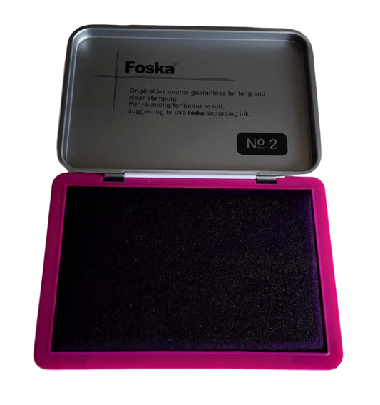 Purple Ink Stamp Pad 122x48mm